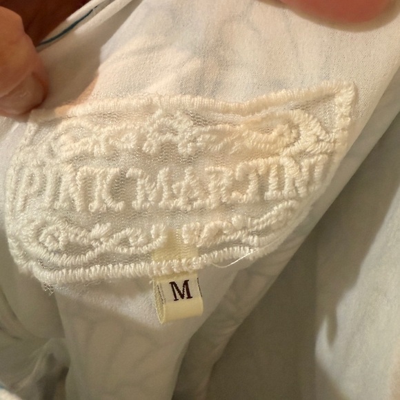 Pink Martini Green and Blue A-Line Seashell print Mini Dress coastal classic - Picture 6 of 6